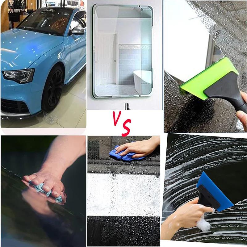 Car Cleaning Scraper Multi functional Film Coating Tool Glass Wiper Snow Scraper Car Cleaning Soft Scraper Tool Accessories