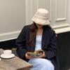 Anti UV Bucket Cap Linen Fedora Hat Casual Fisherman Hat  Outdoor Sports