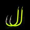 50pcs Sea Tackle for Carp Carbon Steel Bait Holder Luminous #8 / #9 / #10 Fishing Hooks Fishhooks