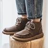 Large Size Retro Martin Boots British Casual Retro Niche High-top Shoes