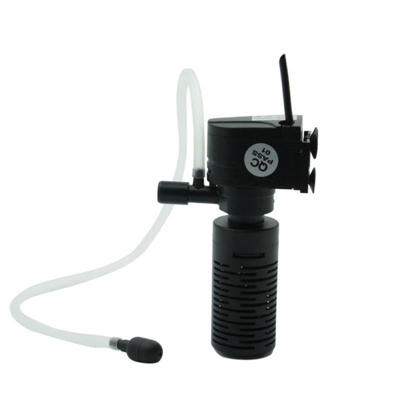 3 in 1 Mute Filter for Aquarium Fish Bowl Oxygen Submersible Water Purifier European Regulations