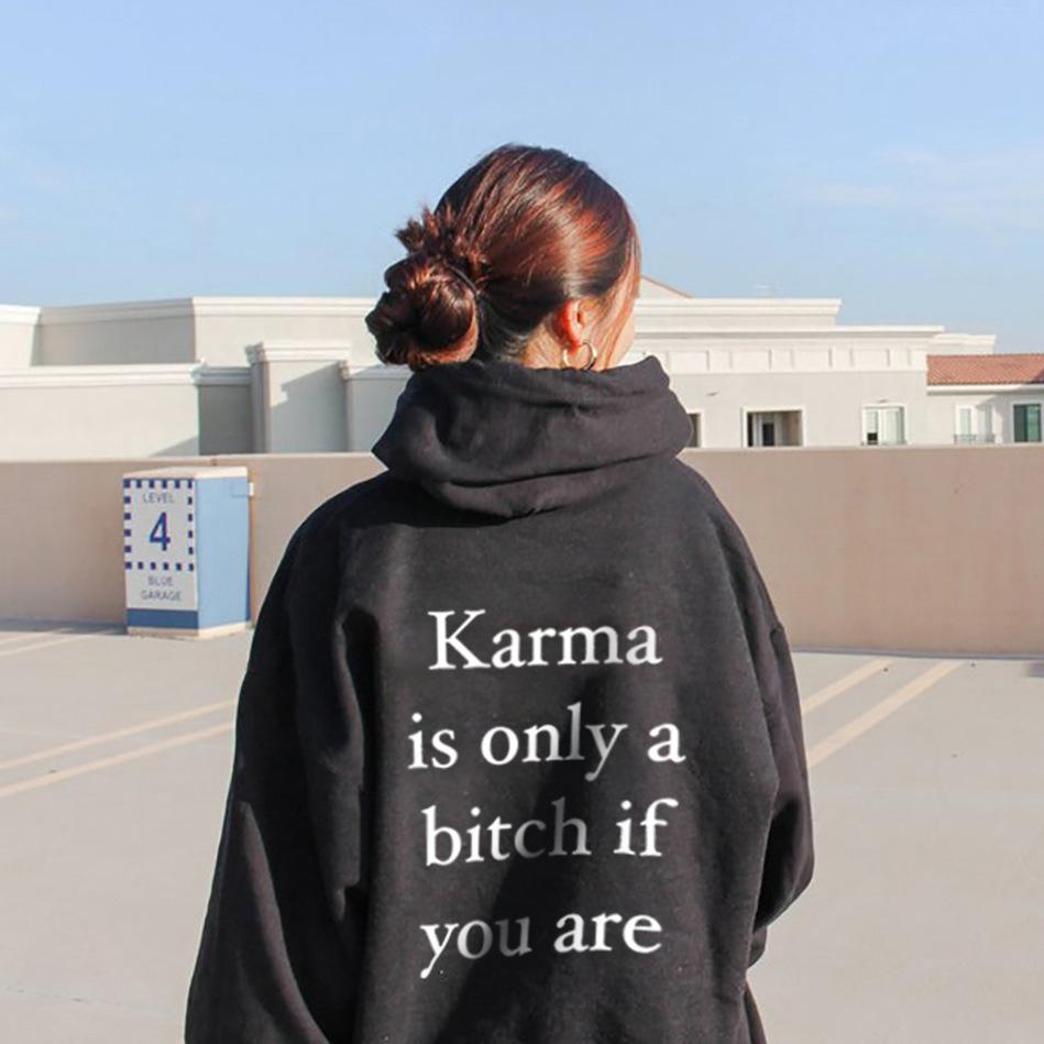 Узор с буквами Ретро Принт Топ Пуловер Мужской И Женский Свободные Плечи Рукава — фото 12