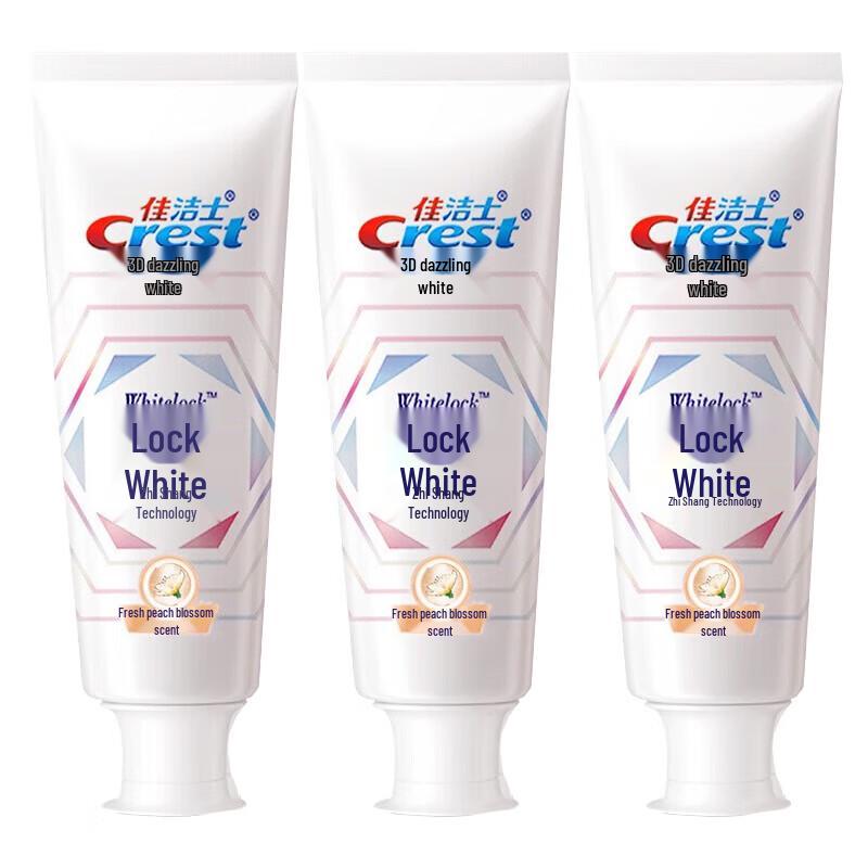 Crest Lock White Supreme Fresh Peach Blossom Toothpaste