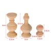 4 Bucăți Balustri Mici din Lemn Masiv pentru Pod Pentru Decor Acasă Proiecte Artizanale Stabilizatori de Mobilier Artizanat din Lemn Dining