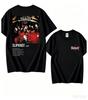Prepare for Hell Tour Shirt Heavy Metal Cotton Tees Man Rock Band T-shirt Men's Slipknots Double Sided Print Short-sleeve Tops