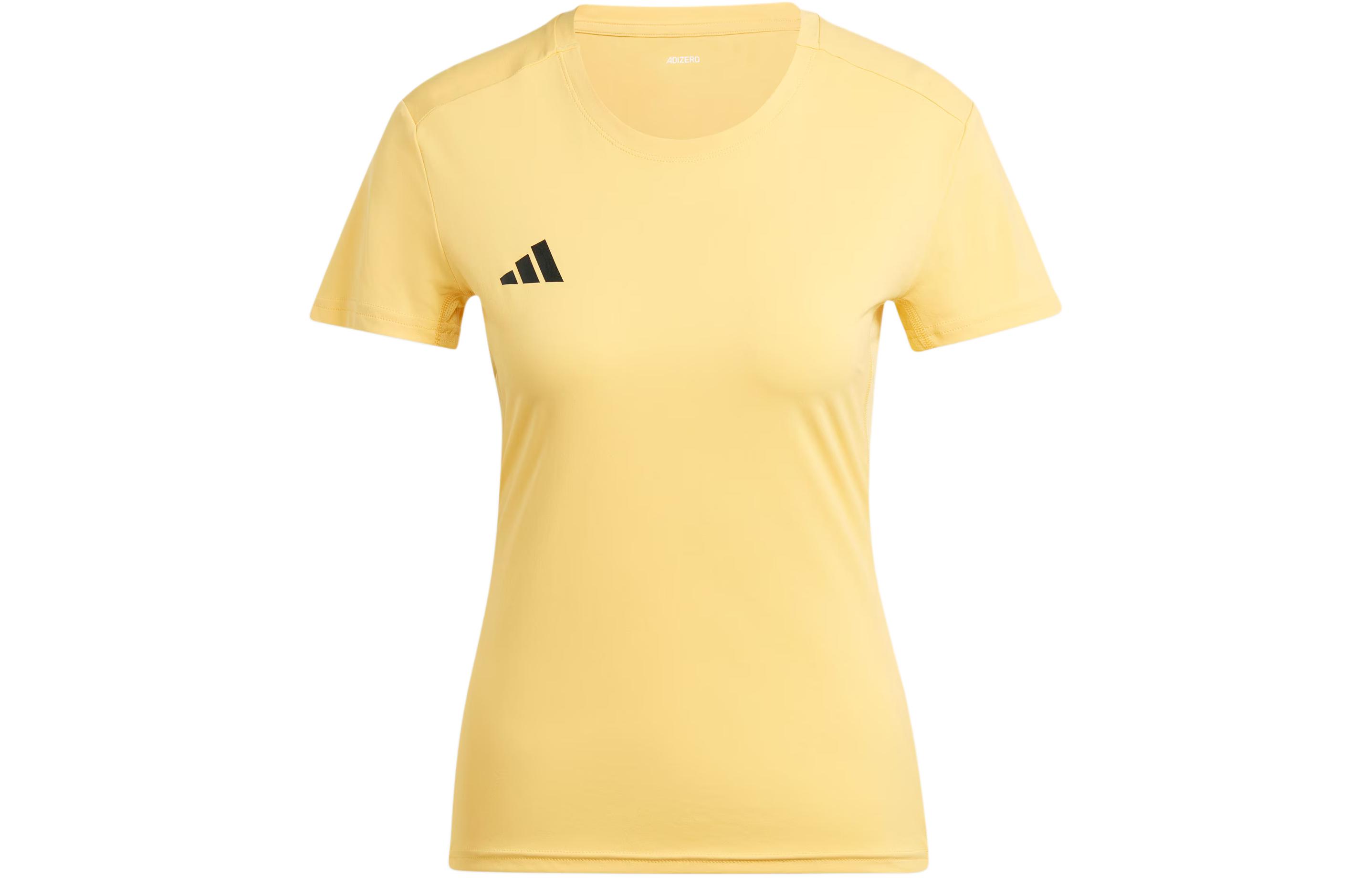 Adidas Running T Shirt Women s Light Yellow IR7125 S