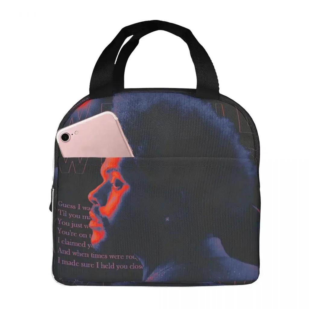 The Weeknd After Hours Till Dawn Tour Insulated Lunch Bag for Women Kids Portable Food Boxes Thermal Lunch Box Tote