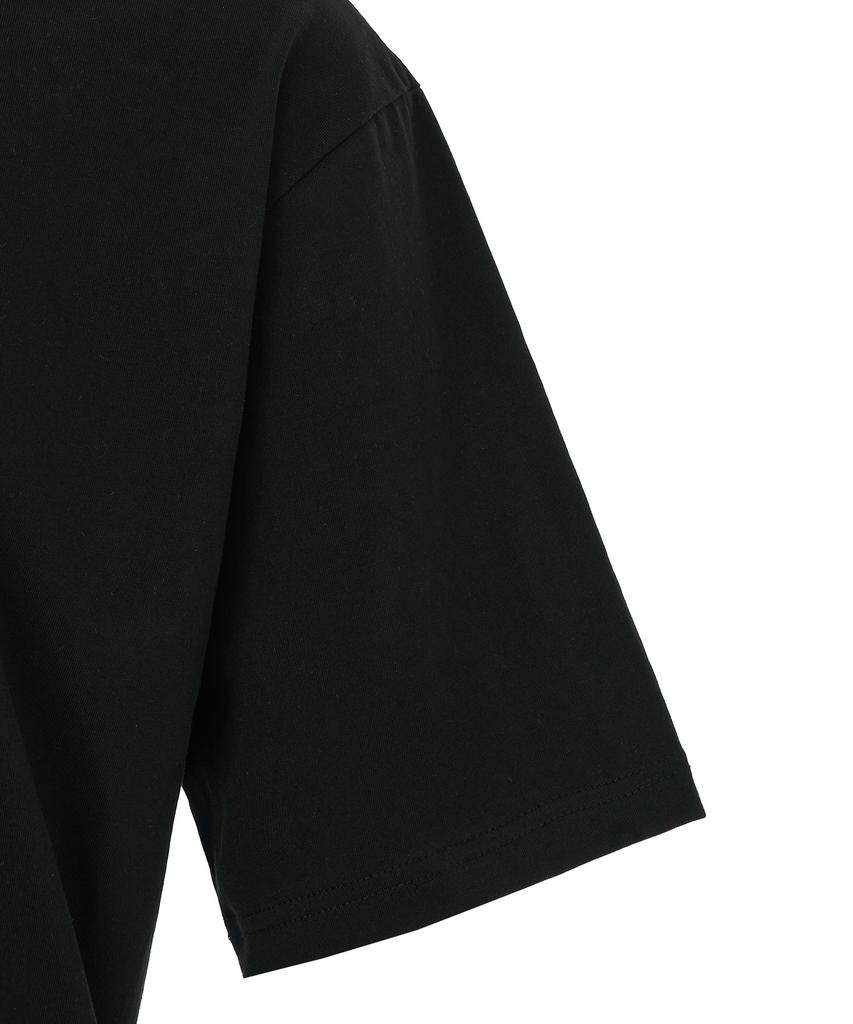 OX STUDIOS Semi-U-Neck T-Shirt (Black)