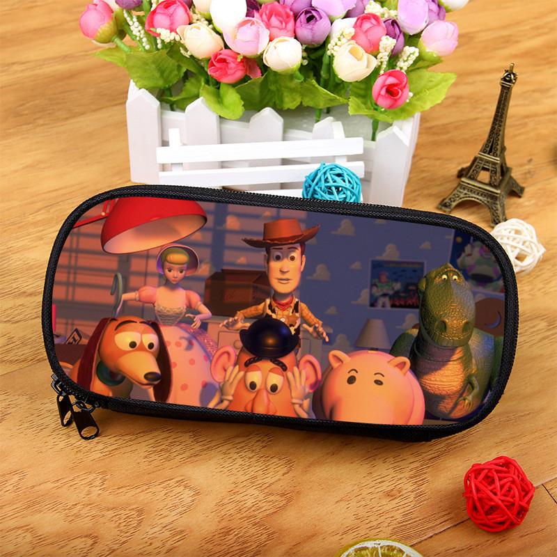 Toy Story Stor Kapacitet Nylon Pennskrin Med Flera Fack För Studenter Och Barn
