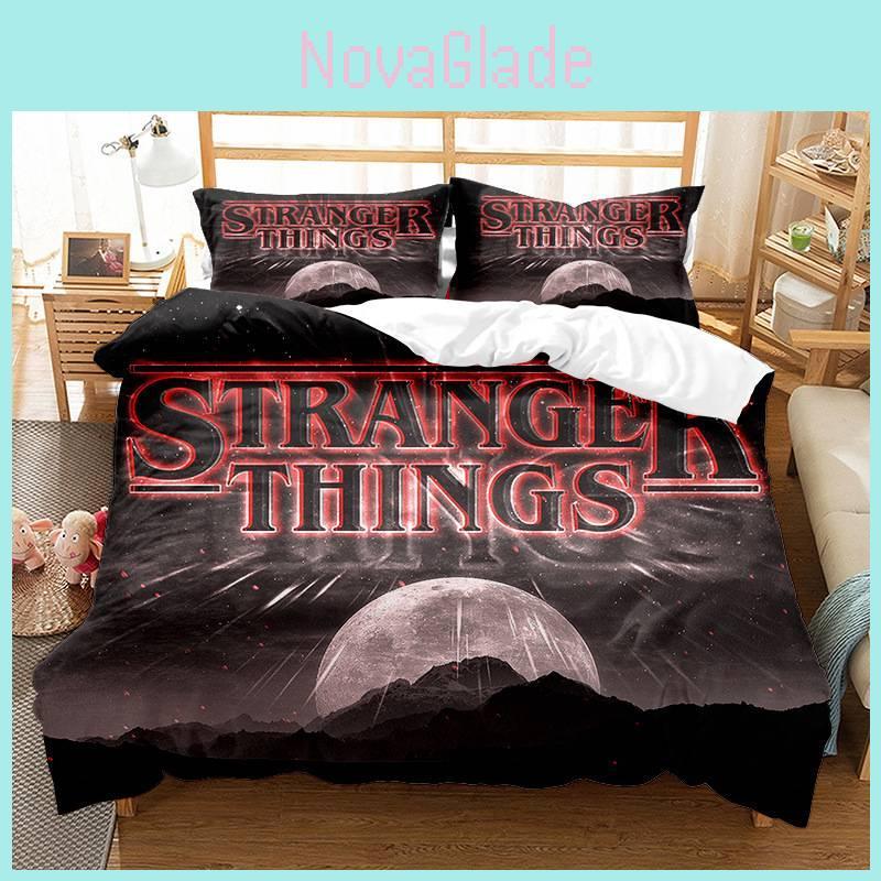 Hochauflösender Digitaldruck Bettlaken-Set für US-Größe Bett im modern-minimalistischen Stil