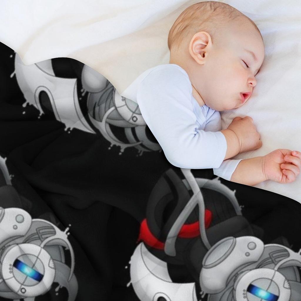Mega Wheatley Portal 2 Throw Blanket Sofa Quilt funny gift Vintage Kid'S Blankets