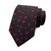 New Men's Classic Floral Dot Tie Luxury 8cm Jacquard Neck Tie Necktie For Men Business Wedding Party Daily Wear Accessory