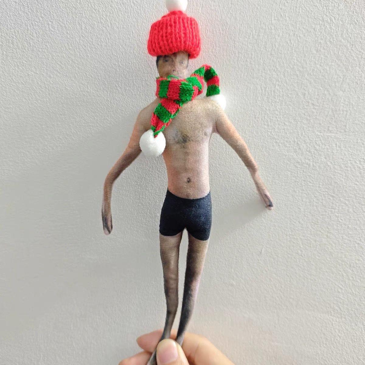 28cm Mads Mikkelsen Hannibal Plüschpuppe Stofftier Gelenkig Verdrehbar Form Cosplay Figur Heimdekoration Sammlerstück Geschenk 28cm