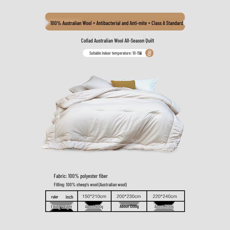 Mercury Textile 100% Australian Wool Quilt