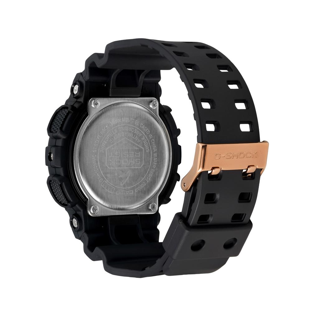 Casio Men Liquid Crystal/Analog Dual Display Series Gold Watch GA-100MMC-1A GA-100MMC-1A