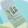 12 pieces of 16 pieces nail clippers set stainless steel nail art pedicure exfoliating nail file nail clippers set storage bag