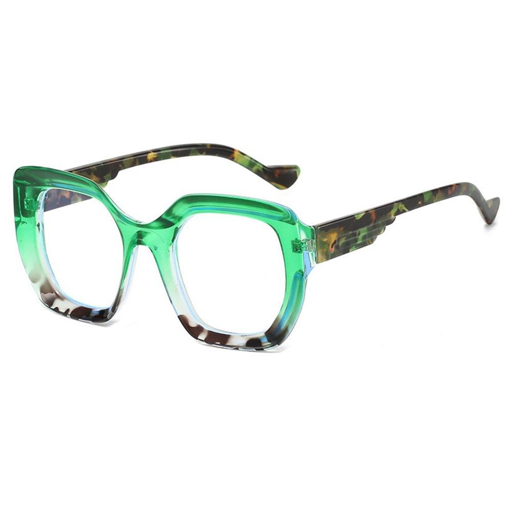 Transparent Color Matching Frame Sunglasses Ins Trendy Personalized Box Sunglasses Men And Women The Same Casual Glasses