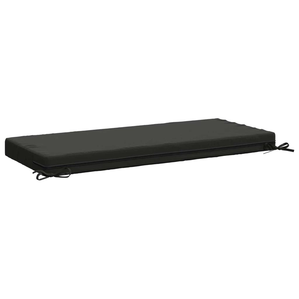 Bench Cushion SOEST 100percent Polyester Anthracite 120 X 50 X 8 Cm