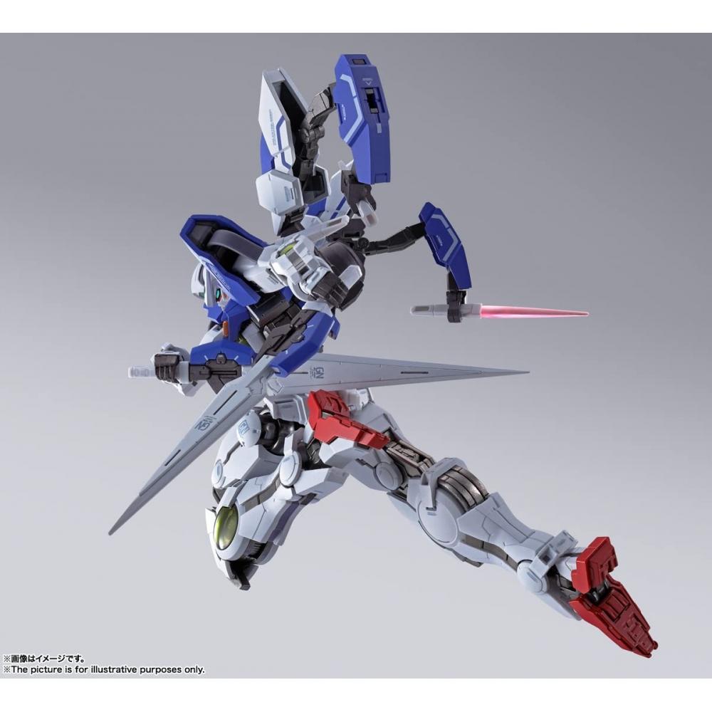 METAL BUILD Mobile Suit Gundam 00 Enthüllte Chronik Gundam Devise Exia ca.. 180 mm große, bewegliche Figur aus ABS, PVC und Druckguss, bemalt