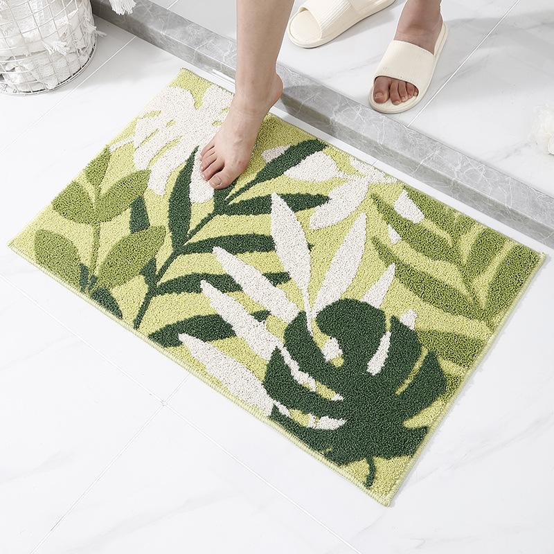 Simple Bathroom Moisture-wicking Non-slip Rug Good Home Entry Entry Floor Rug Bedroom Floor Mat Doorway Living Room Carpet