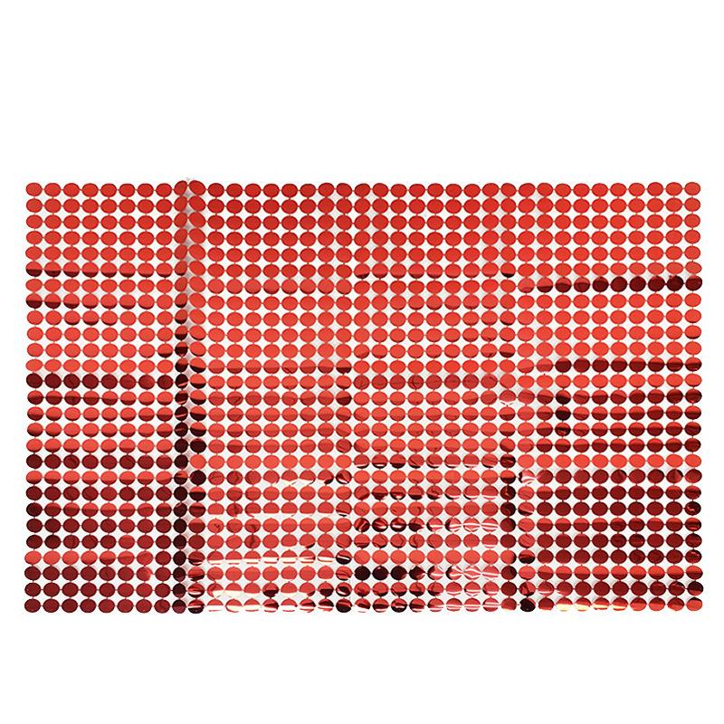 Runde Pailletten-String-Spiegelvorhang für Hochzeits- und Party-Hintergrunddekoration