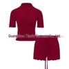 Modal! Summer 2026 Women's Slim-fit High Neck Short Sleeve T-shirt and Shorts Set