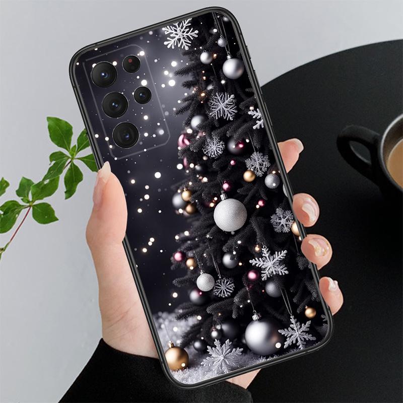 Christmas Tree Ball Phone Case For Samsung A55 A16 A56 A36 A35 A15 A53 A54 A33 A34 A25 A05S A52 A52S A14 A24 A26 A71