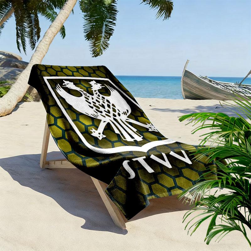 STVV Print Beach Towel, Large Soft Quick Dry Towel for Beach Camping Swimming