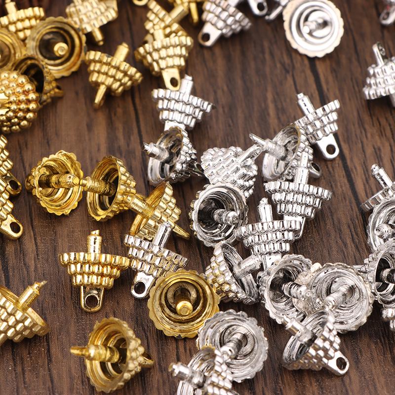 50/100Pcs Pendant Set Balls Charms Pendants Caps Decoration Holder Sphere Stand Replacement Creative Accessory Christmas Parts