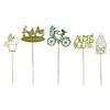 Handcrafted Iron Garden Art Piece Showcasing Bike Butterfly Plant Stake Garden Statues Outdoor Ornament for Indoor