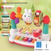 Téléphone et Piano Jouet Multifonctionnels pour Enfants avec Lumières et Musique pour l'Éducation Précoce