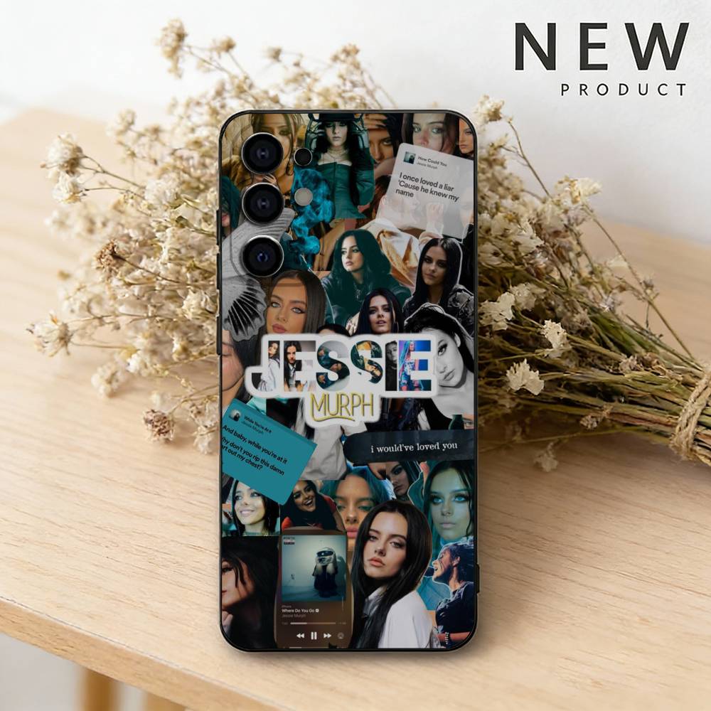 Singer J-Jessie Murph Phone Case For Samsung S26,25,24,23,22,30,21,10,9,Ultra,Plus,Lite Black Soft Case