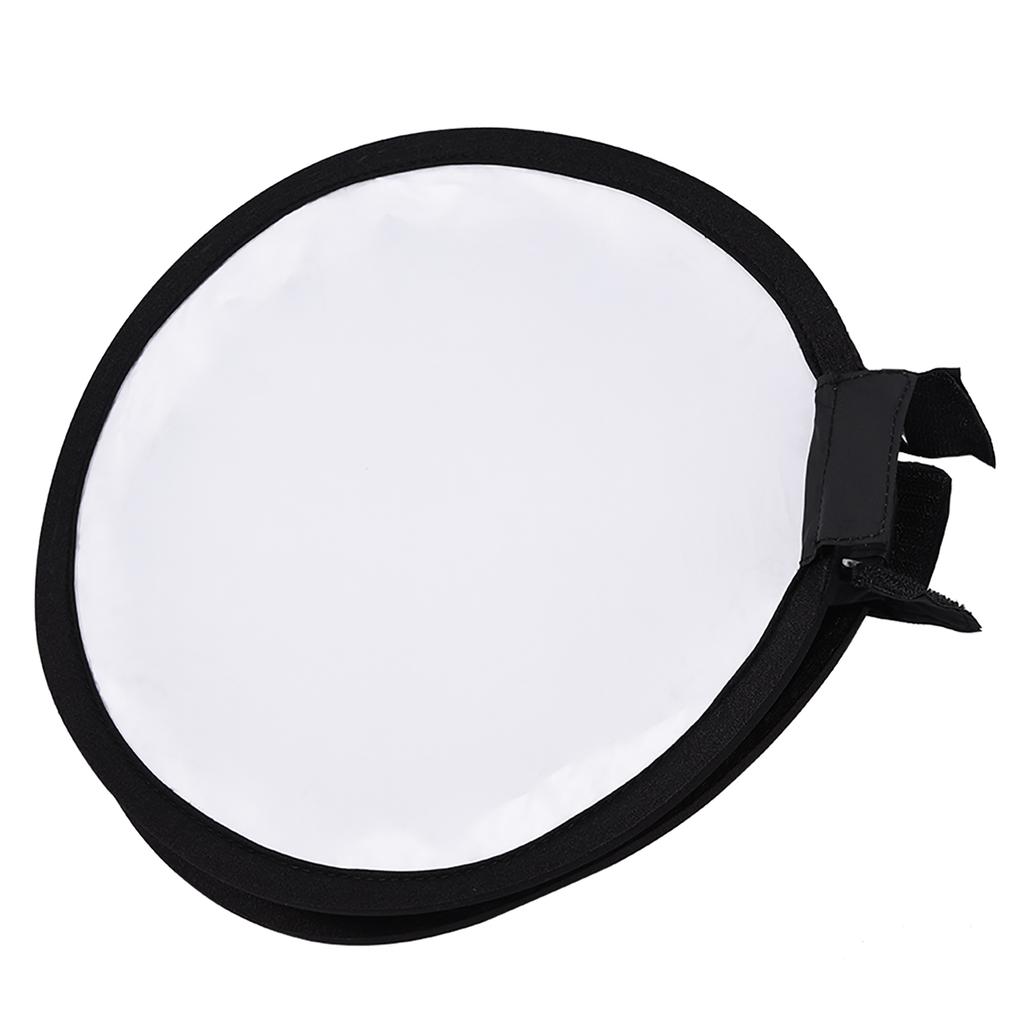 Mini Portable Round Beauty Dish Speedlite Flash Diffuser Softbox for Nikon Canon Sony