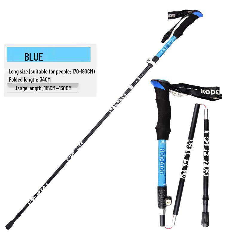 RevoLek 5-Section Aluminum Folding Hiking Pole