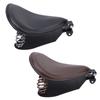 Motorcycle Solo Seat with Spring Bracket Kit Faux Leather Strong Support Universal Fit for Retro Mot