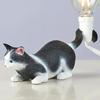 Black Cat Lamp Nordic Creative Living Room Bedroom Clothing Store Decorative Animal Lamp Mini Catlamp Small Night Lamp