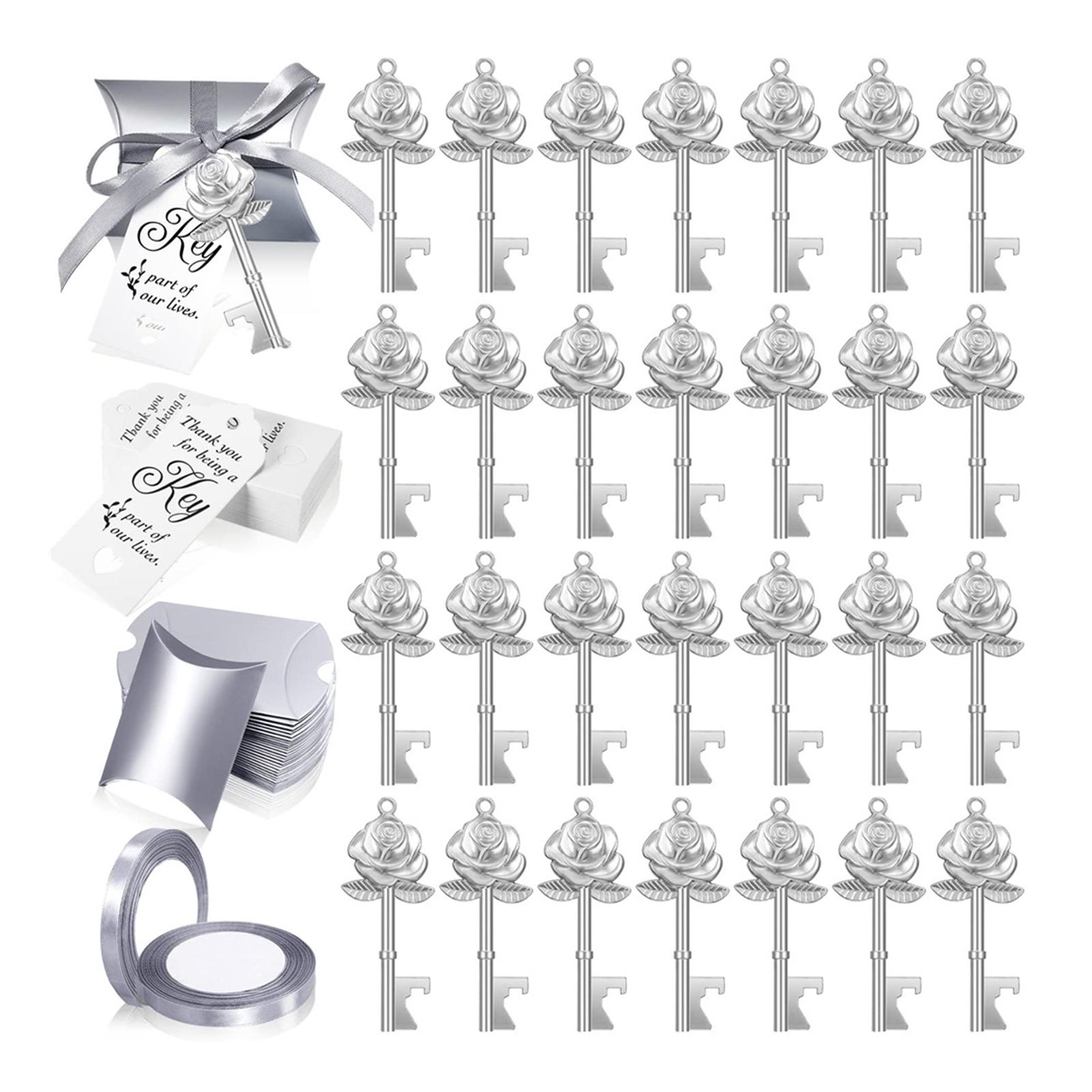 

50 шт. Винтажный набор открывалок для бутылок с ключом, свадебные сувениры с открывалкой для бутылок с ключом, персонализированные сувениры для вечеринок, набор сувениров для вечеринок 50pcs