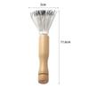 Wooden Handle Salon Rake Portable Hair Brush Cleaner Dirt Remover   Home