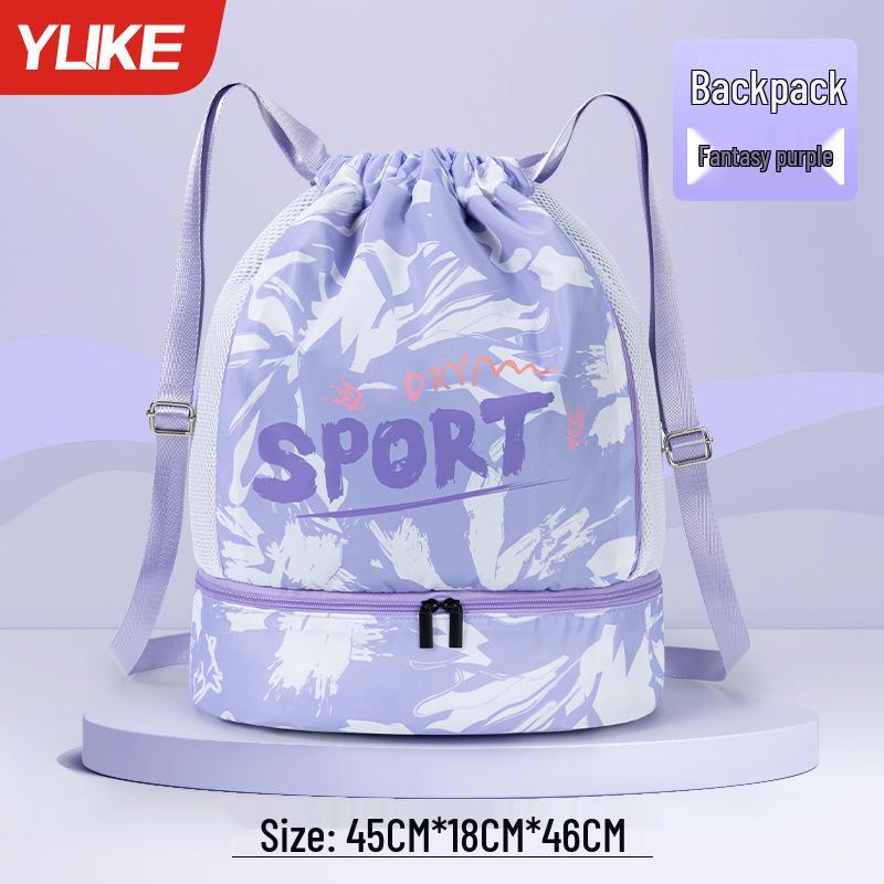 

Водонепроницаемая сумка для спортзала и путешествий с отделением для влажного/сухого - Большая вместимость для мужчин и женщин, Идеальна для плавания и спорта