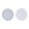 1PC DIY Round Epoxy Resin Mold Hollow Out Coaster Mandala Flower Tray Cup Mat Silicone Mould DIY Home Decor Making