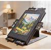 1000-Piece Felt Puzzle Mat with Folding Stand - Portable Educational Puzzle Board for Kids