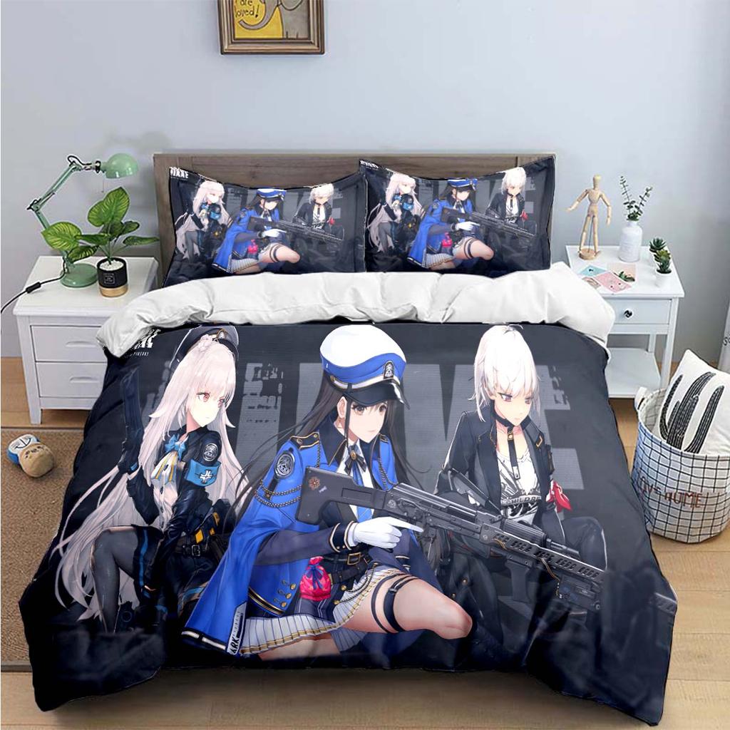 Hot Game Characters Nikke Goddess of Victory Bedding Sets Bed Supplies Set Duvet Cover Bed Comforter Set Bedding Set Luxury Gift
