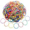 500Pcs 1inch 25mm Small Assorted Rubber Bands Bulk Elastic Wide Money Colorful Rubber Bands Ring Stationery Holder Sturdy Strong Stretchable Band