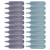20Pcs Metallic Highlighter Set Odor Free Anti Rolling Design Colored Highlighters for Instruction