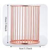 Gold Color Pen Holder Metal Material Pencil Organizer Storage Bucket Desktop Organizer  Office Use