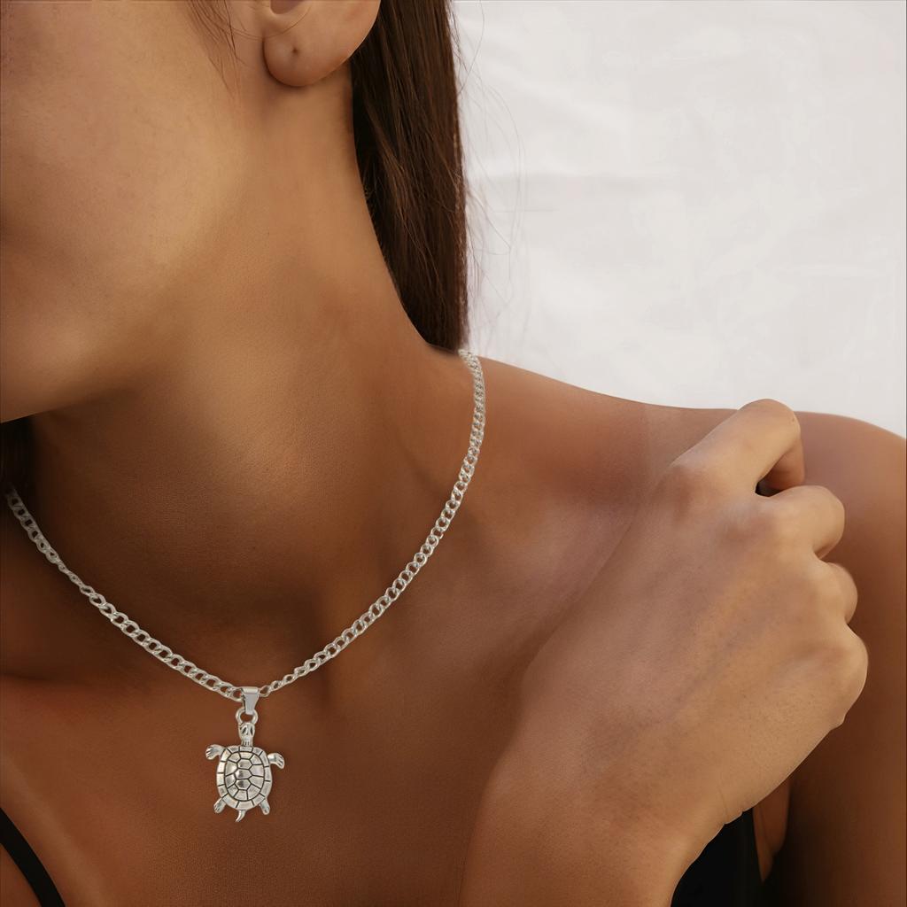 Turtle/Turtle Pendant Decoration Women's Fashion Ocean Vacation Style Pendant Necklace Suitable for Jewelry Gifts Daily Vacation