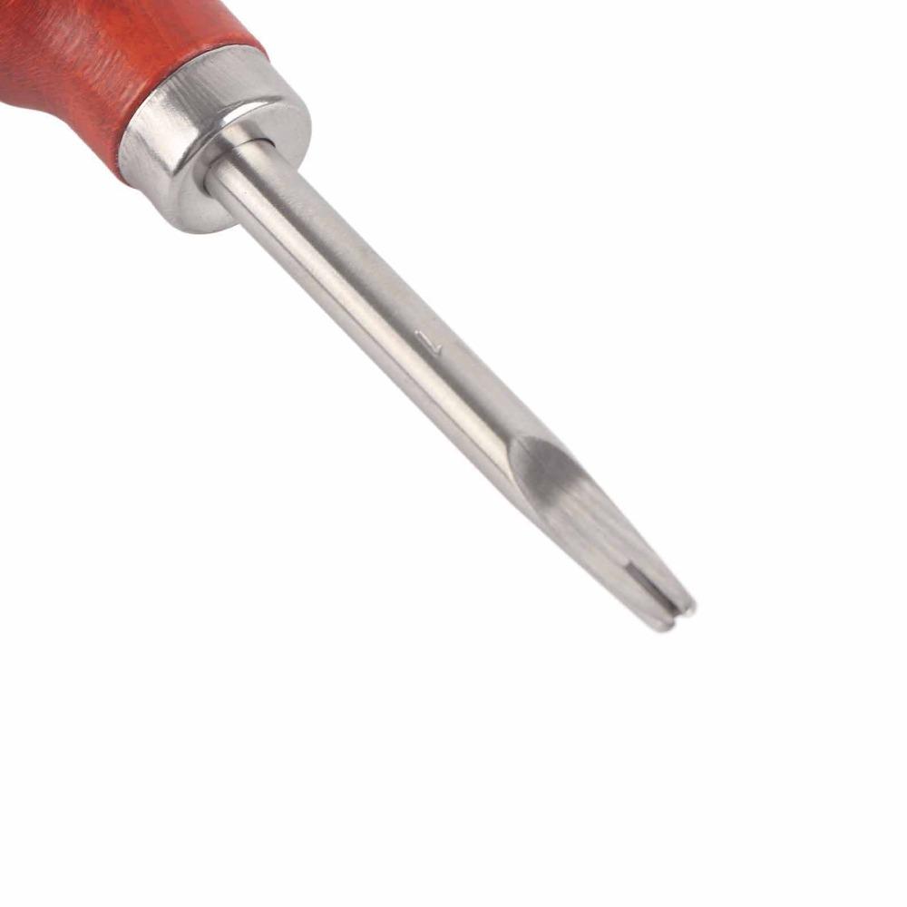 4 PCS Keen Edge Leather Edge Beveler Craft Tool 0.8mm,1.0mm,1.2mm and 1.5mm Leather Working Tools Edge Trimmer Tool