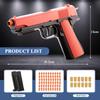 Children Launcher Toy Gun Shell Ejection Soft Bullet Gun Can Be Fired Gun Outdoor CS Weapon S Pistol Toy Game Christmas Gift