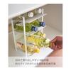 Yamazaki Jitsugyo Under Sink Bottle Stocker 4 Tiers White Approx. 20X20.5X40cm Tower Kitchen Stocker Stock Storage 4304