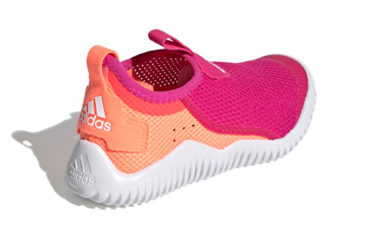 adidas Rapidazen S Rdy C BP Slip Resistant Cushioning Low Top Running Shoes Pink Children Aged 3 7 Years Old FU7594